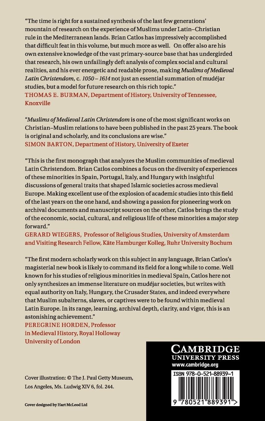 Rückseitencover Muslims of Medieval Latin Christendom,             c.1050-1614