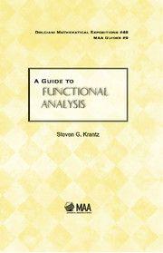 Vorderes Coverbild A Guide to Functional Analysis