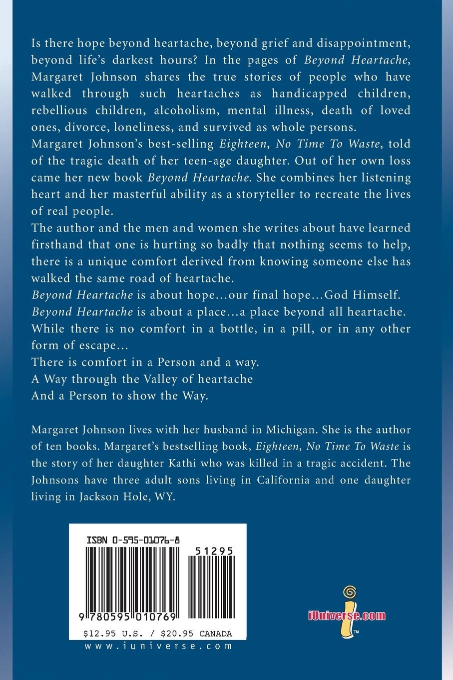 Rückseitencover Beyond Heartache