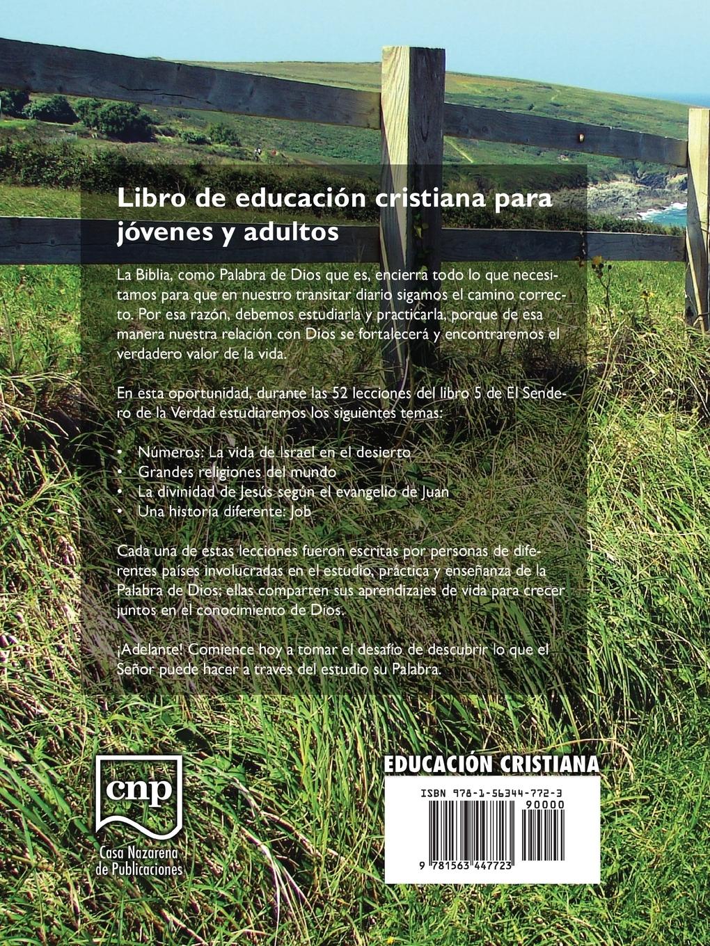 Rückseitencover El Sendero de La Verdad, Libro 5 (Alumno)