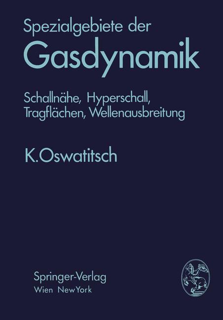 Vorderes Coverbild Spezialgebiete der Gasdynamik