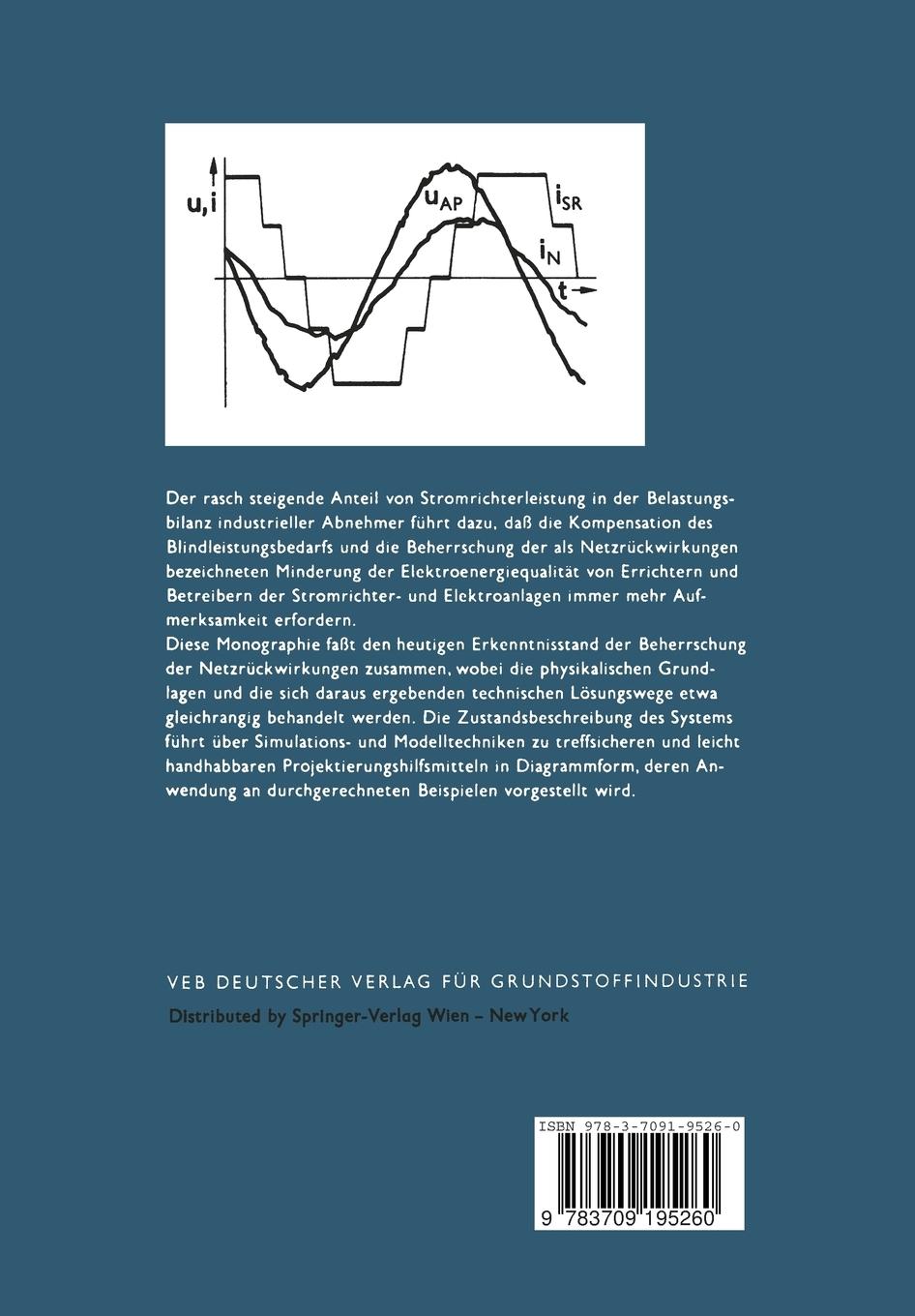 Rückseitencover Stromrichter-Netzrückwirkungen und ihre Beherrschung