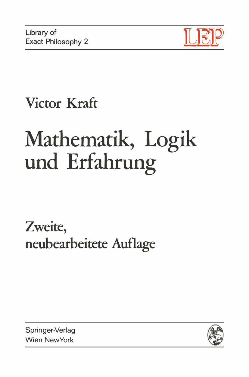 Vorderes Coverbild Mathematik, Logik und Erfahrung