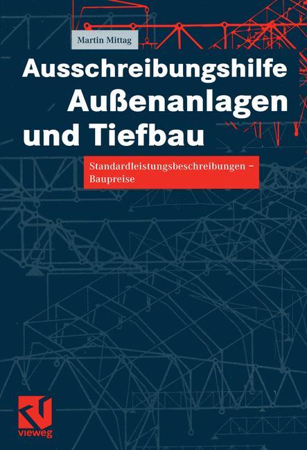 Vorderes Coverbild Ausschreibungshilfe Außenanlagen und Tiefbau