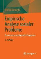 Vorderes Coverbild Empirische Analyse sozialer Probleme