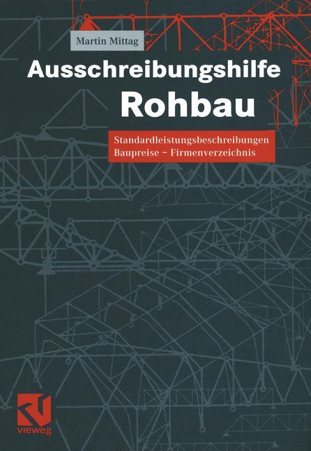 Vorderes Coverbild Ausschreibungshilfe Rohbau