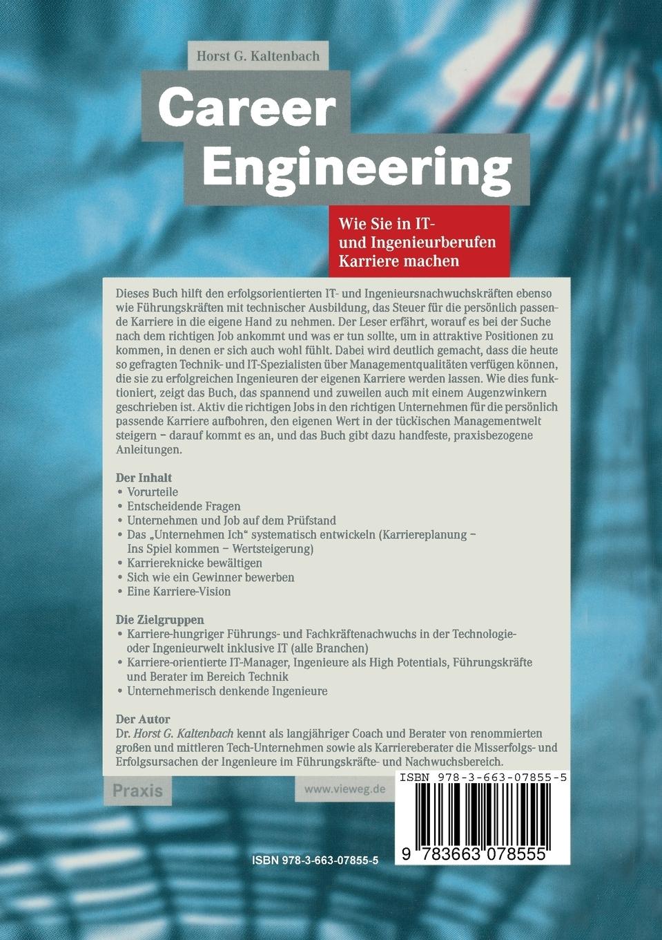 Rückseitencover Career Engineering