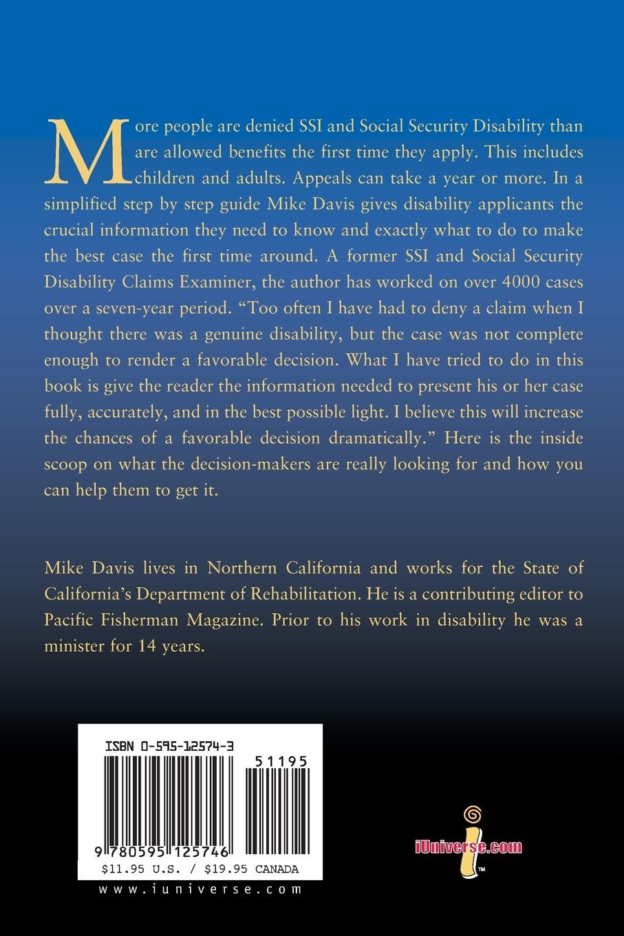 Rückseitencover How to Get SSI & Social Security Disability