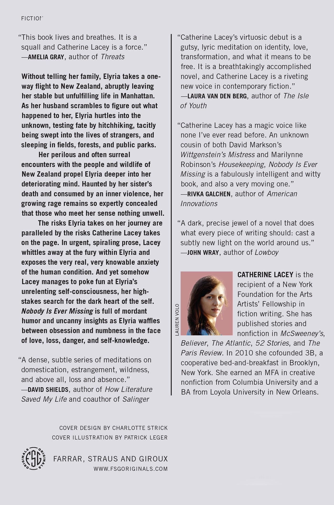 Rückseitencover Nobody Is Ever Missing