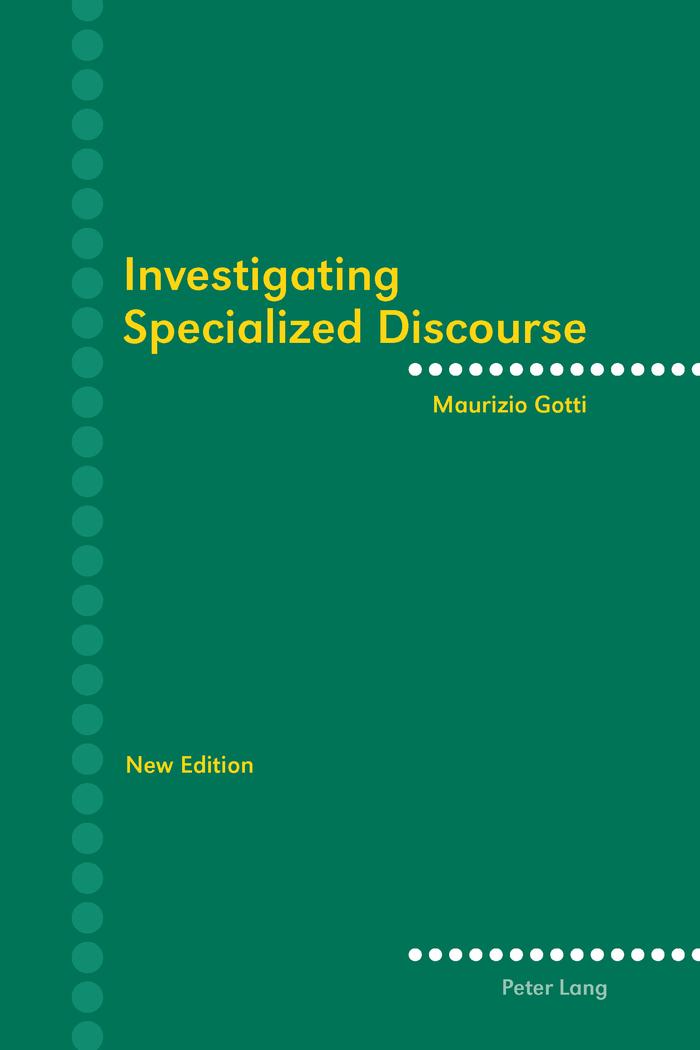 Vorderes Coverbild Investigating Specialized Discourse