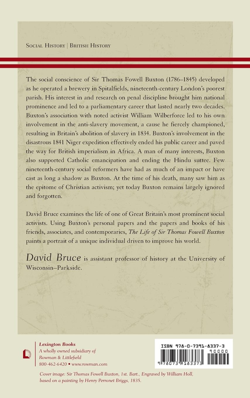 Rückseitencover Life of Sir Thomas Fowell Buxton