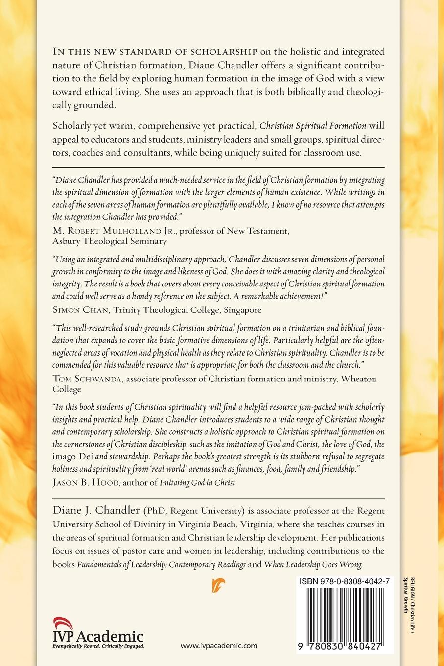 Rückseitencover Christian Spiritual Formation