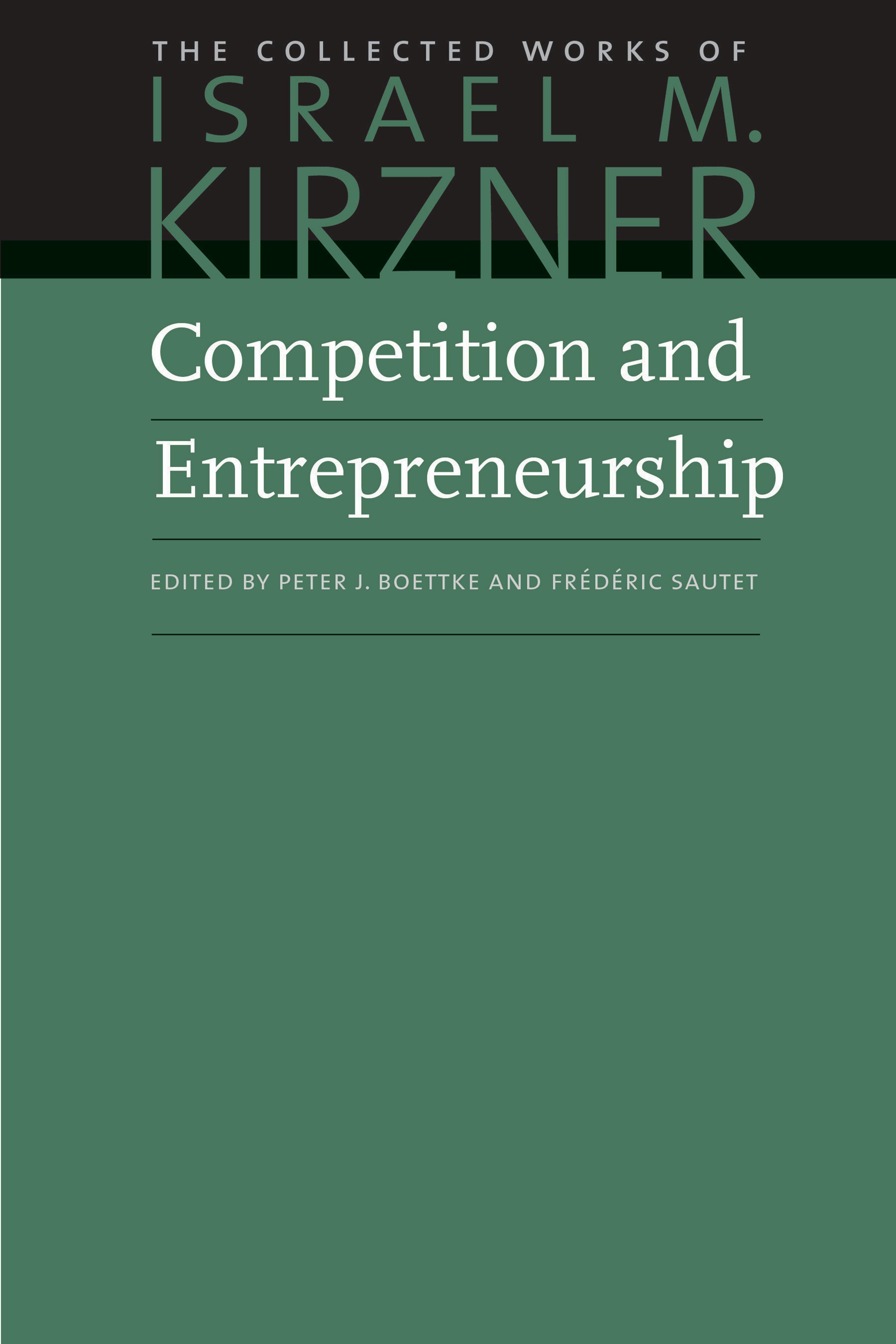 Vorderes Coverbild Competition and Entrepreneurship