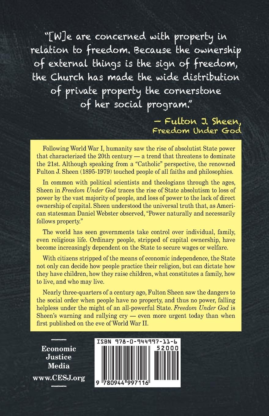 Rückseitencover Freedom Under God