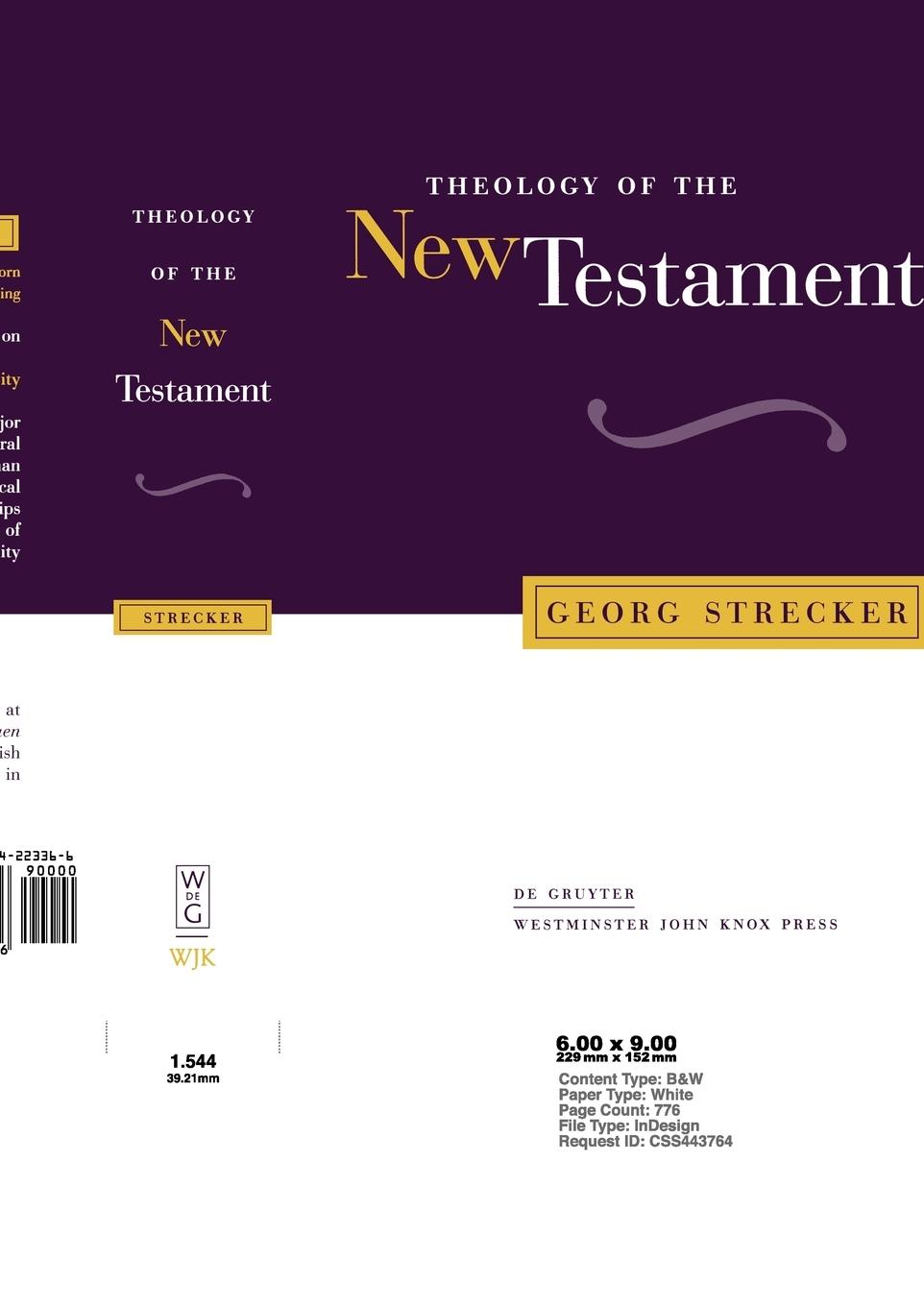 Vorderes Coverbild Theology of the New Testament
