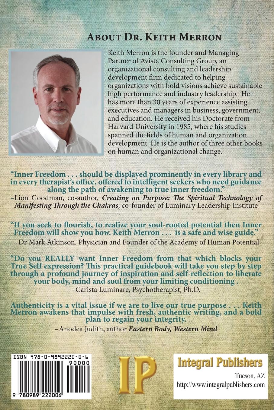 Rückseitencover Inner Freedom