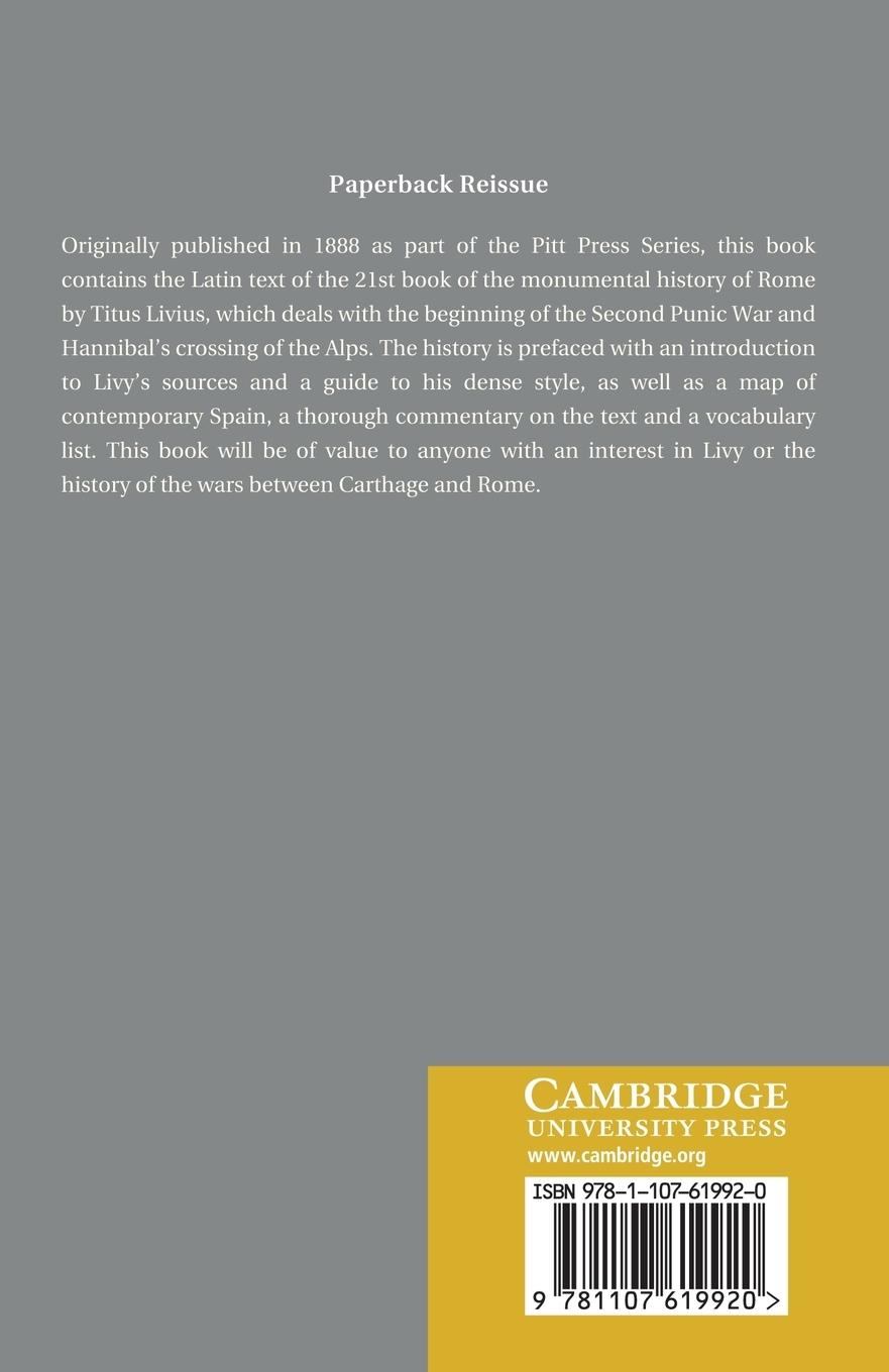 Rückseitencover Livy Book XXI