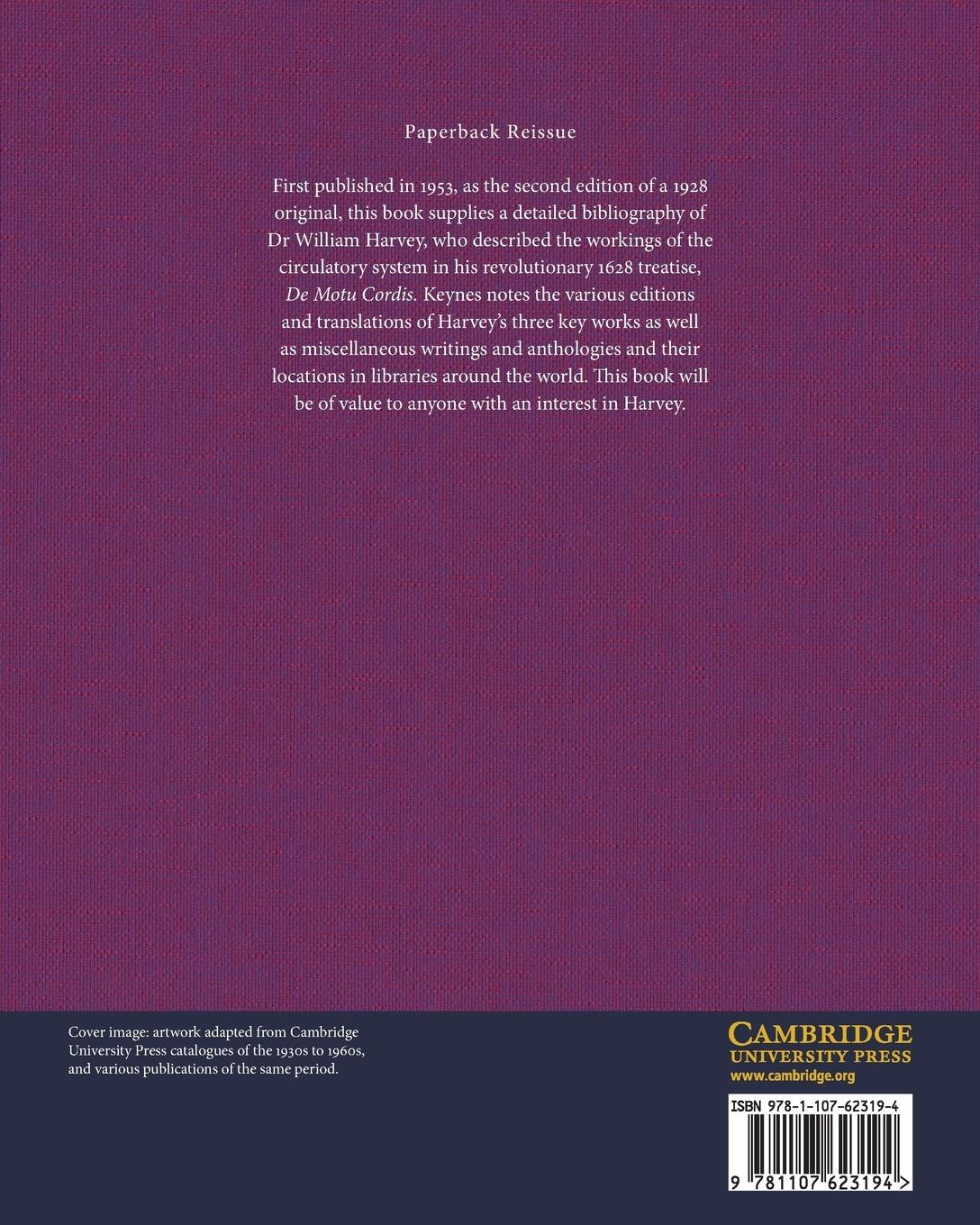 Rückseitencover A Bibliography of the Writings of Dr William Harvey