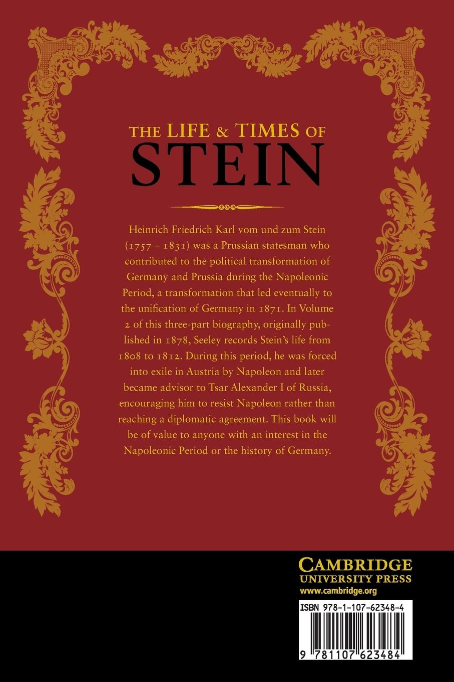 Rückseitencover The Life and Times of Stein