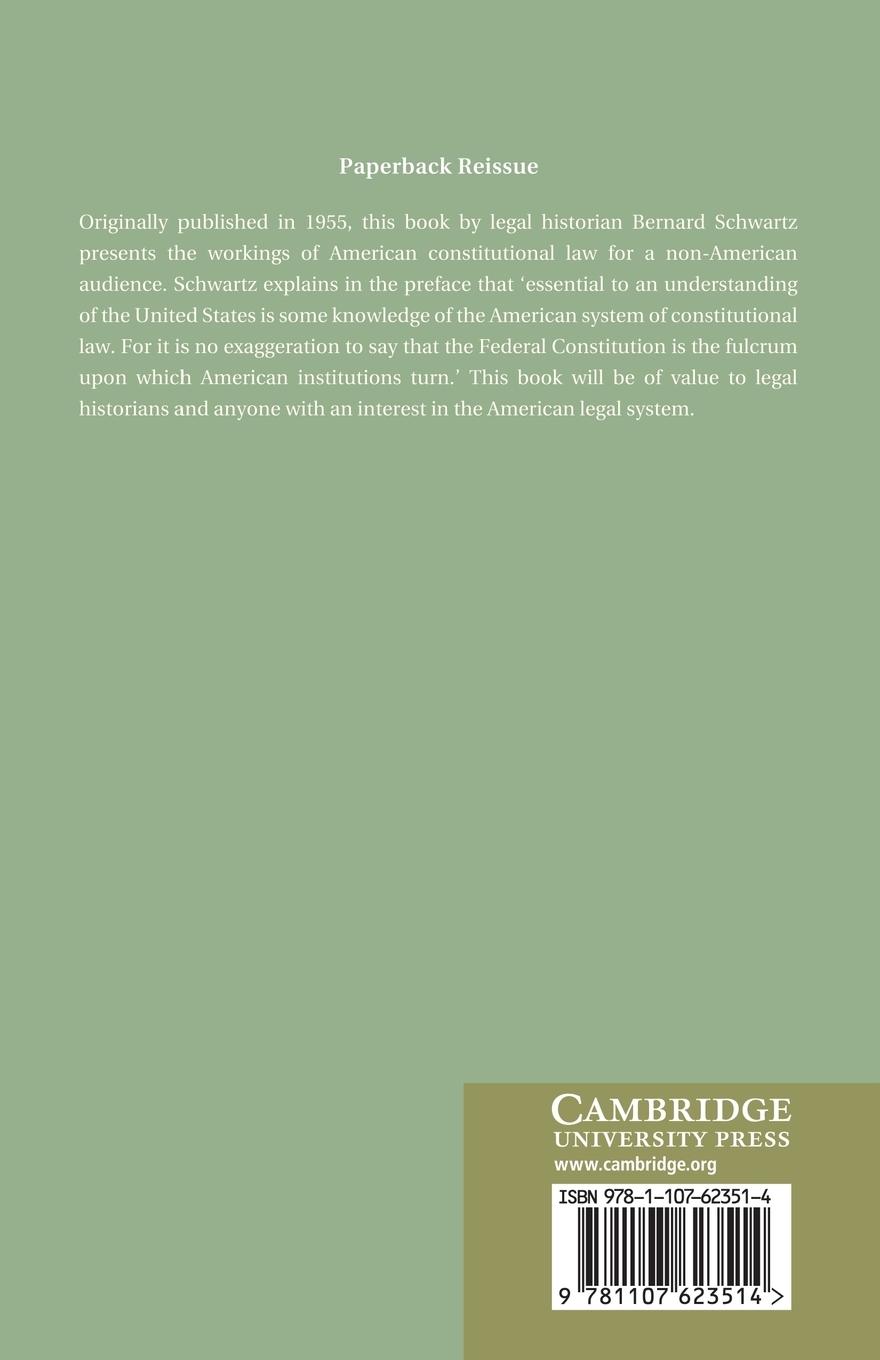 Rückseitencover American Constitutional Law