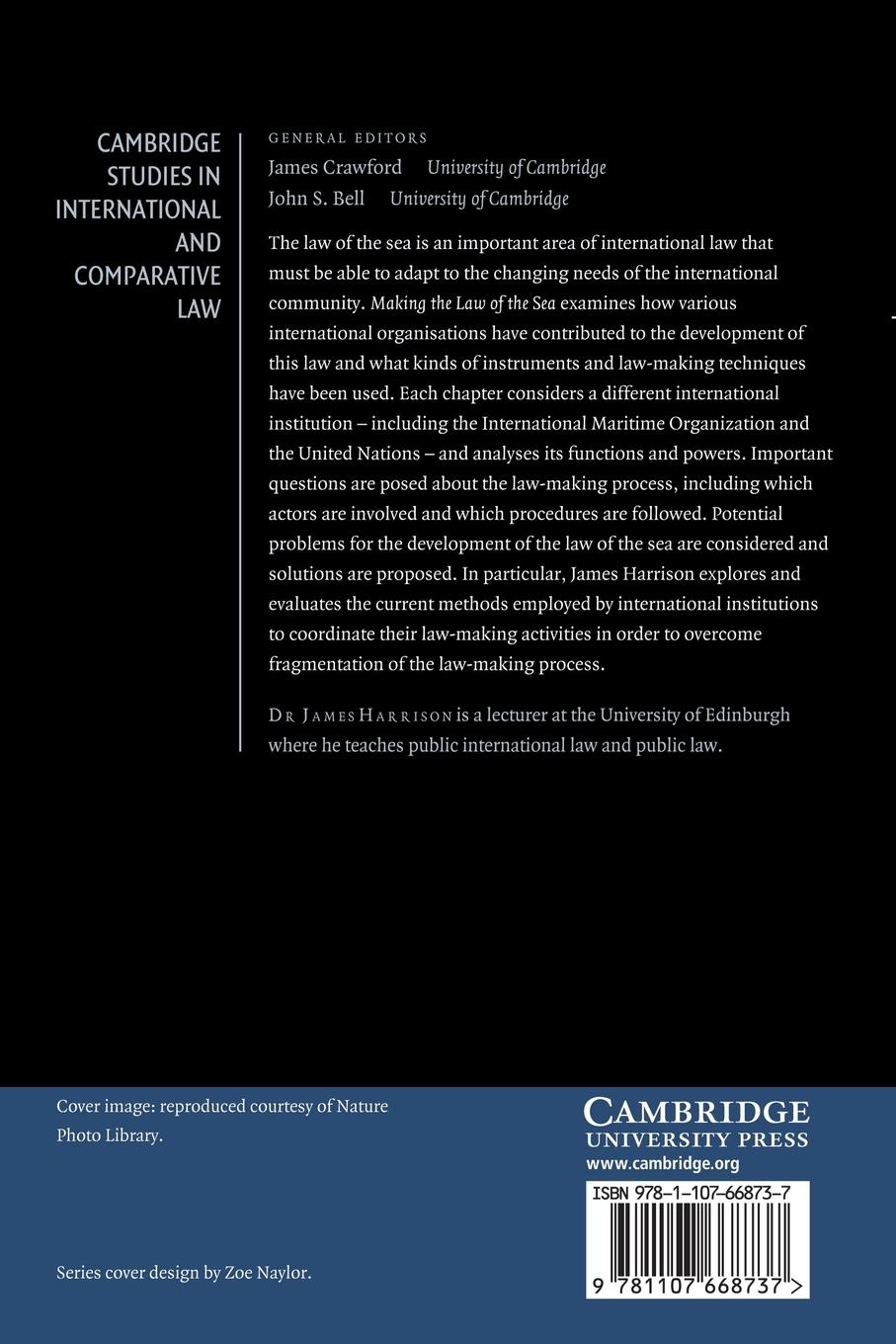 Rückseitencover Making the Law of the Sea