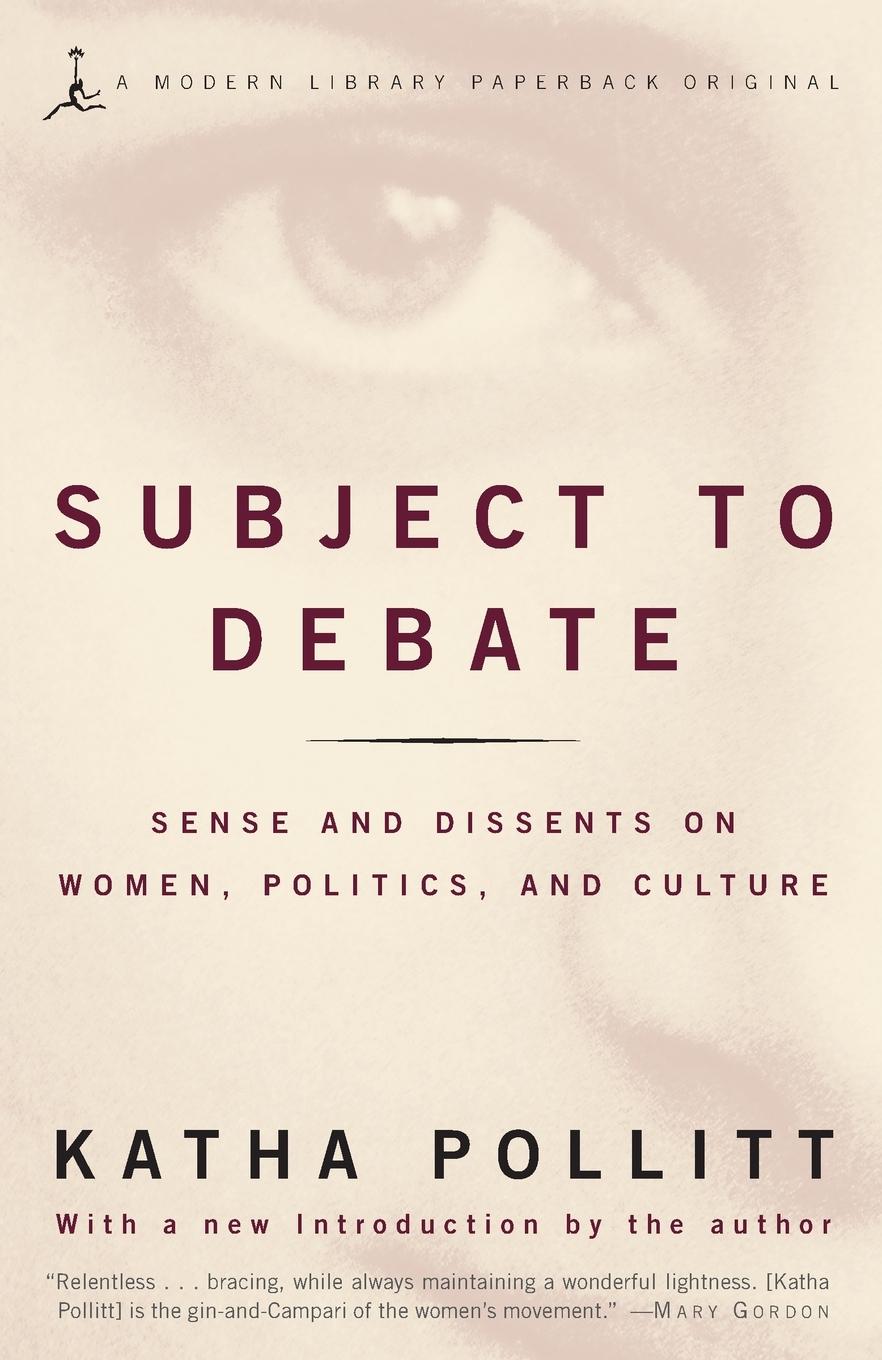 Vorderes Coverbild Subject to Debate