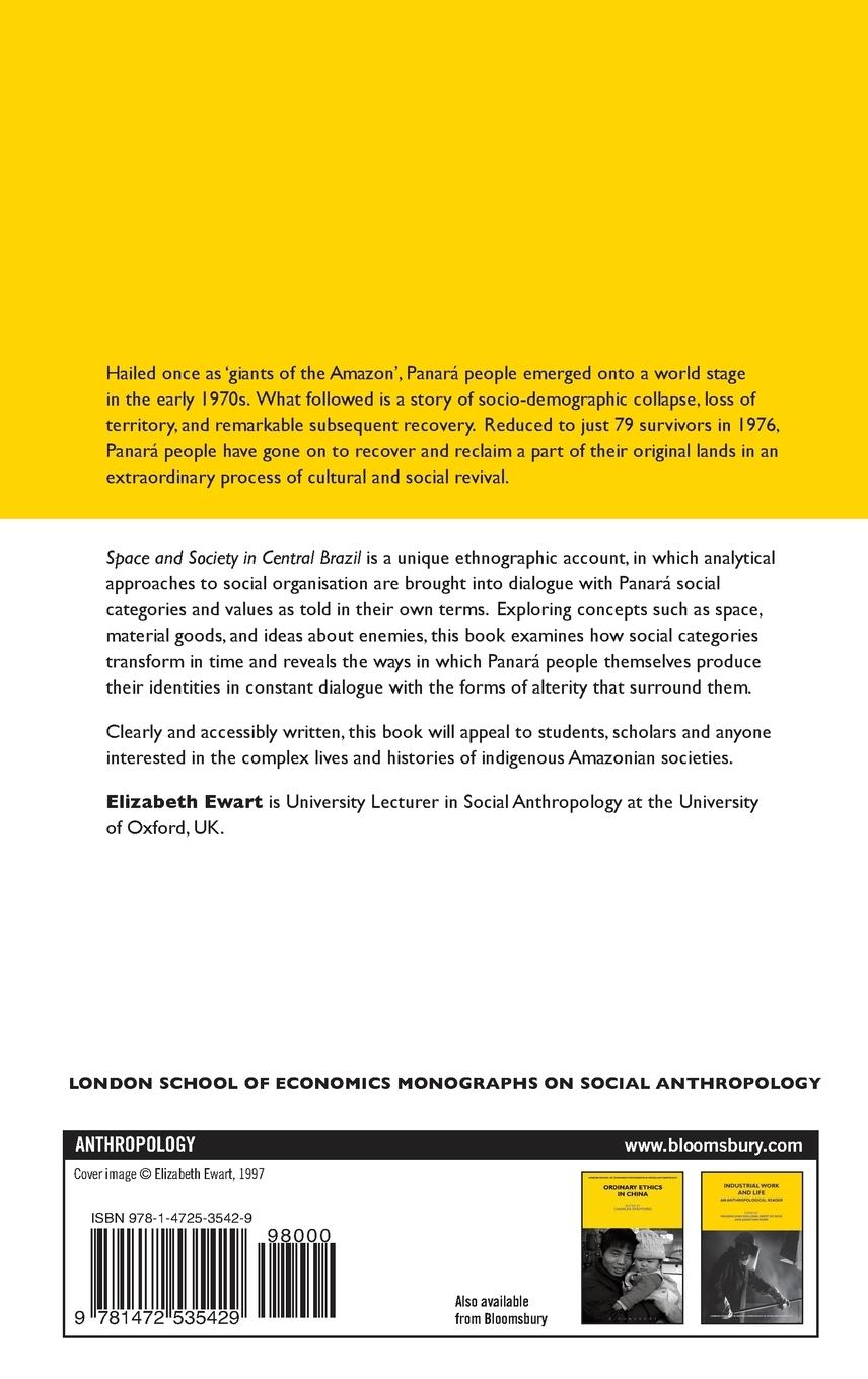 Rückseitencover Space and Society in Central Brazil