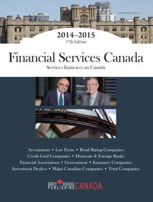 Vorderes Coverbild Financial Services Canada, 2014