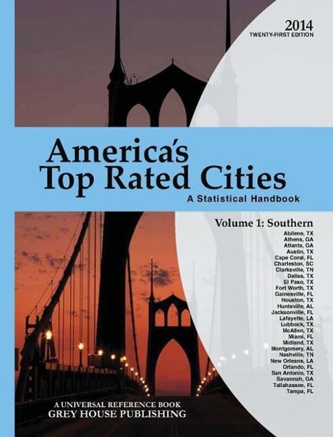 Vorderes Coverbild America's Top-Rated Cities, Vol. 1 South, 2014