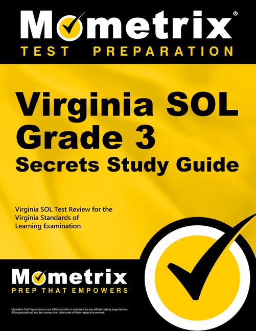 Vorderes Coverbild Virginia Sol Grade 3 Secrets Study Guide