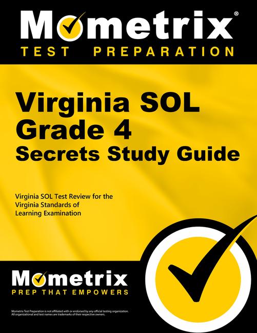Vorderes Coverbild Virginia Sol Grade 4 Secrets Study Guide