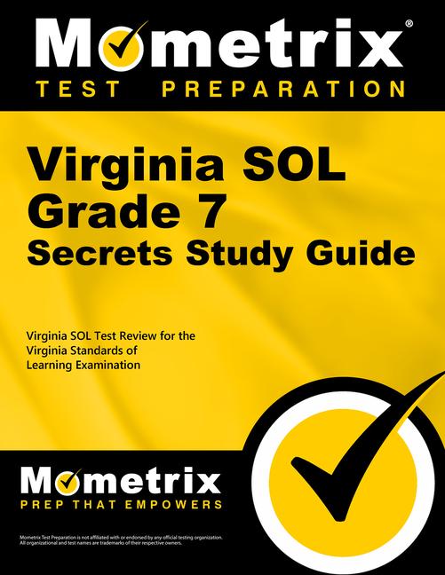 Vorderes Coverbild Virginia Sol Grade 7 Secrets Study Guide