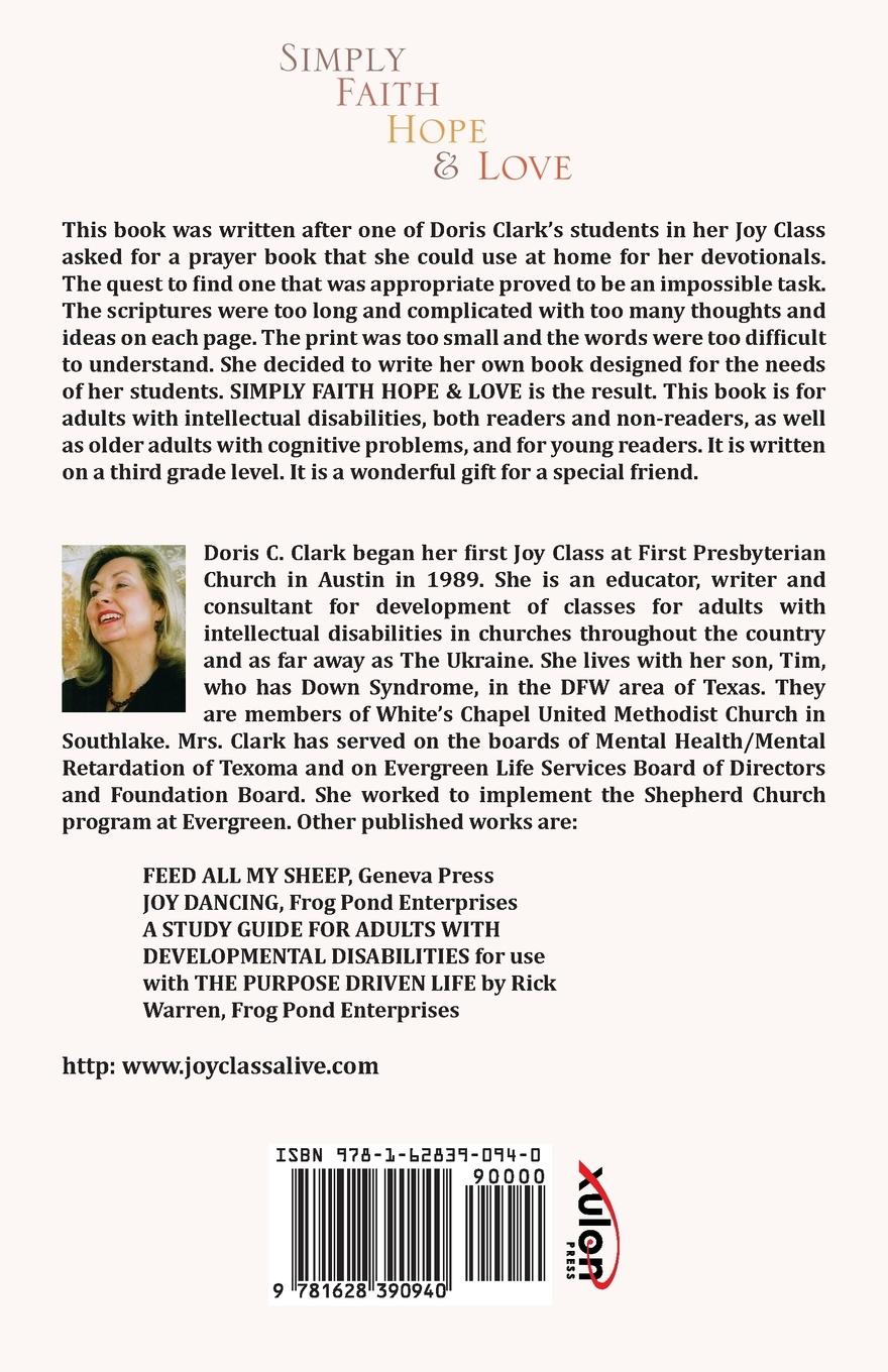 Rückseitencover Simply Faith Hope & Love