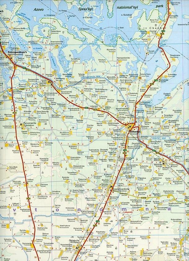 Beispielinhalt (Bild) Reise Know-How Landkarte Krim (1:340.000)