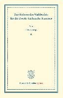 Vorderes Coverbild Zur Reform des Wahlrechts