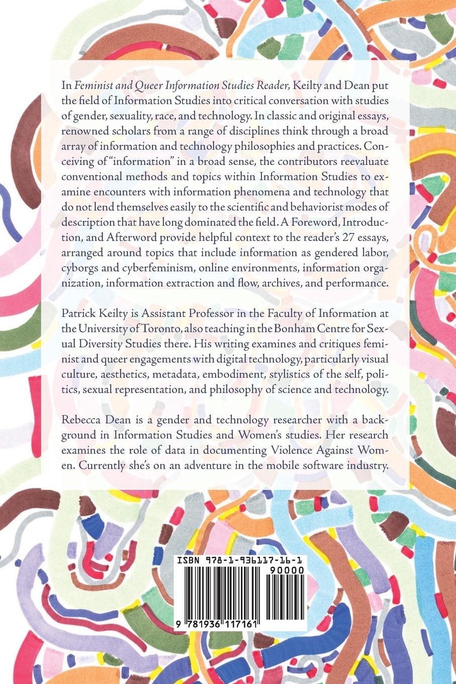 Rückseitencover Feminist and Queer Information Studies Reader