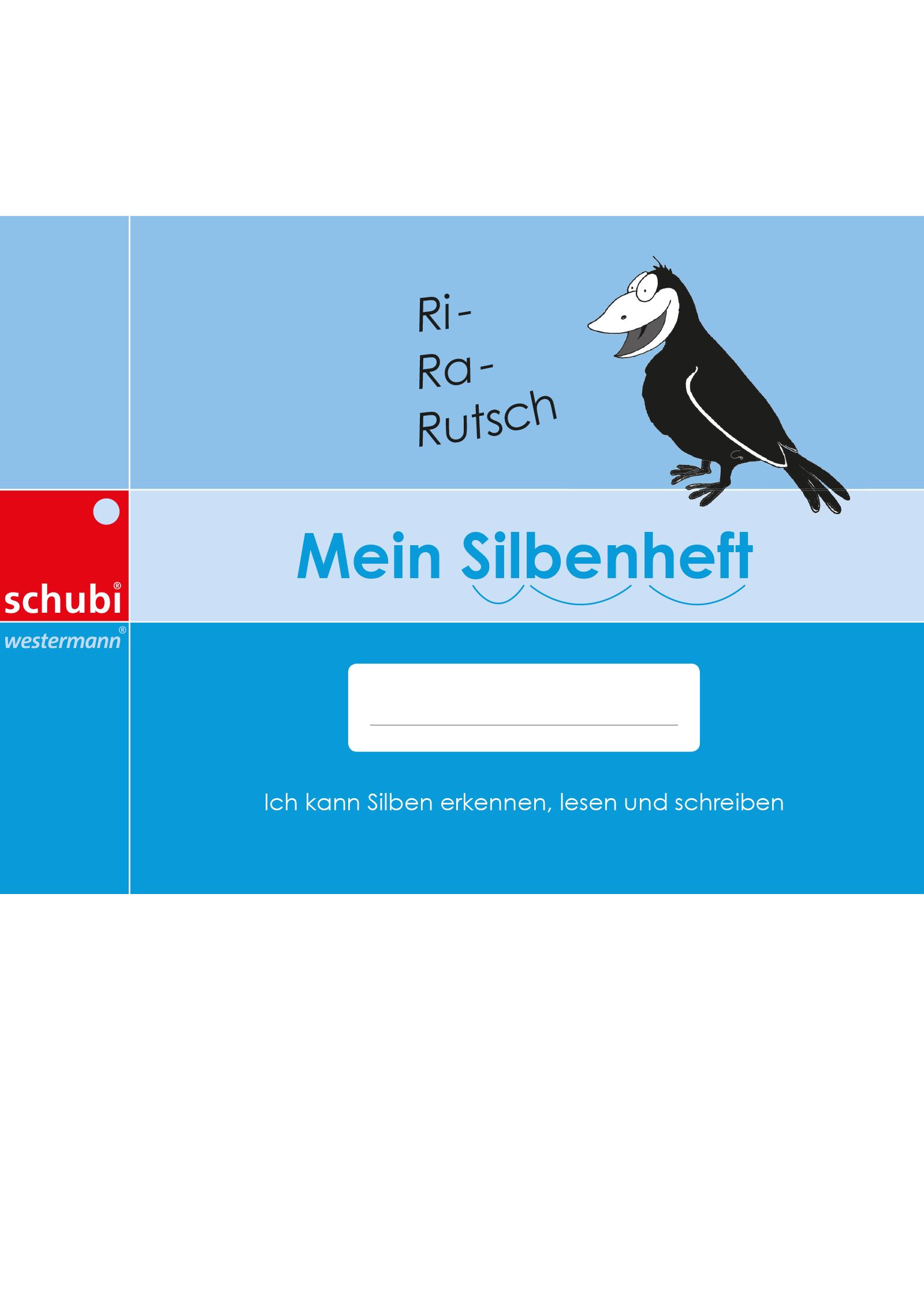 Vorderes Coverbild Mein Silbenheft