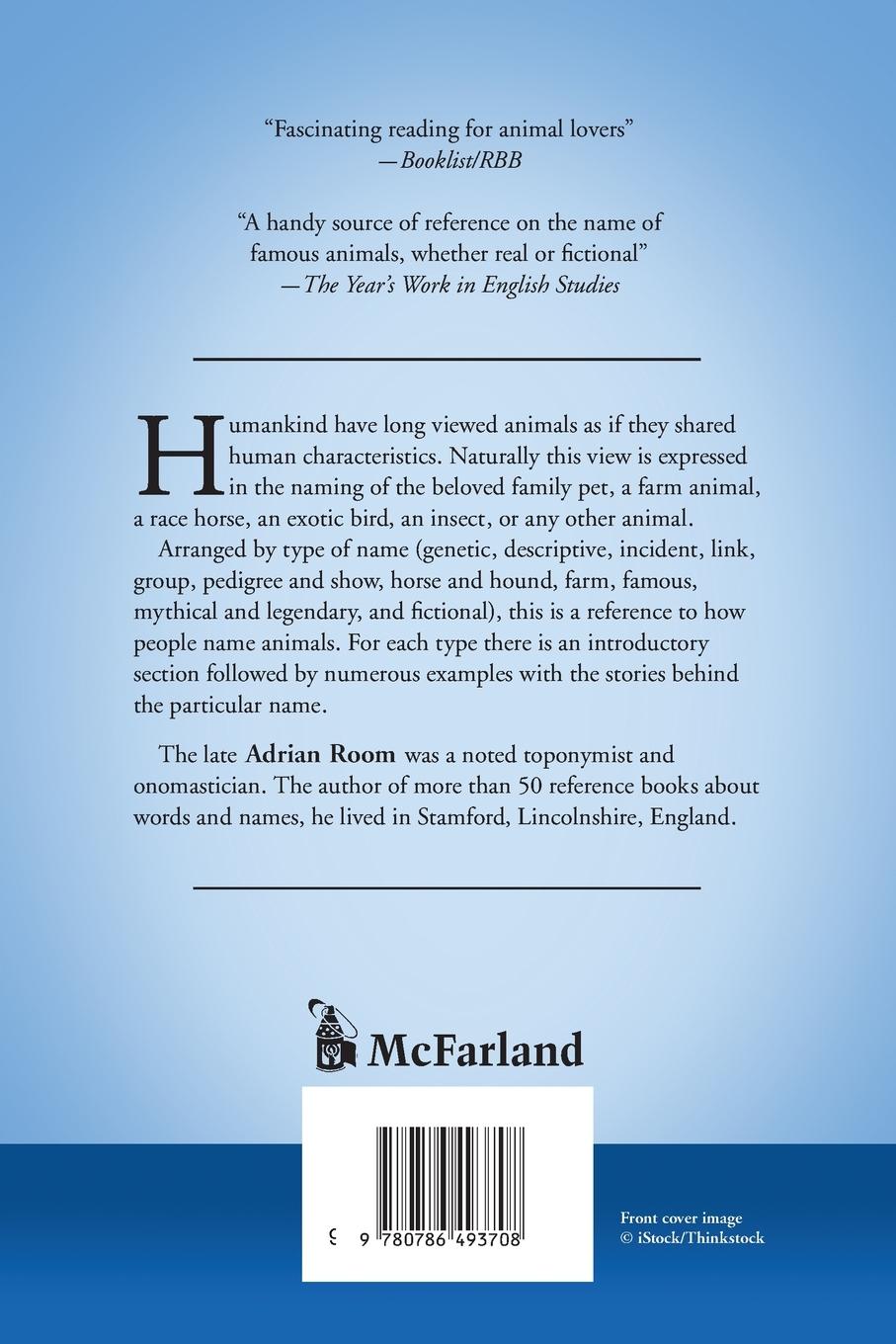 Rückseitencover The Naming of Animals