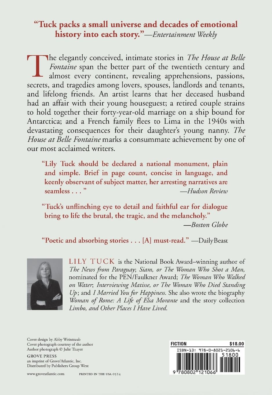 Rückseitencover The House at Belle Fontaine