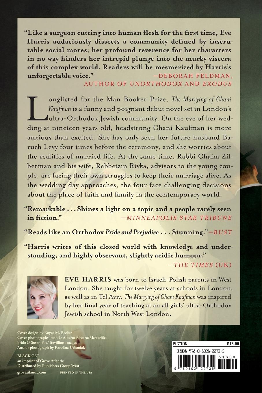 Rückseitencover The Marrying of Chani Kaufman