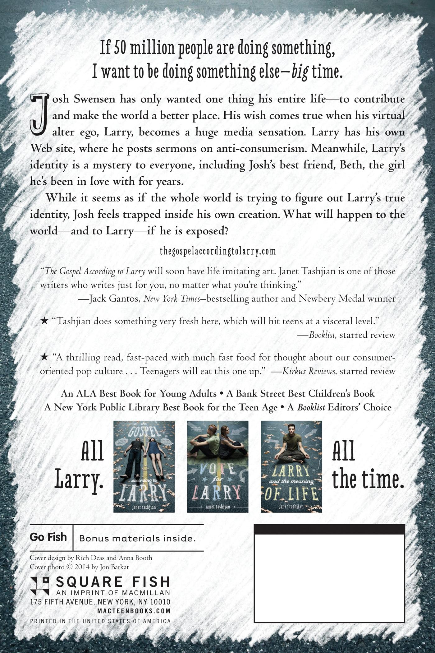 Rückseitencover The Gospel According to Larry