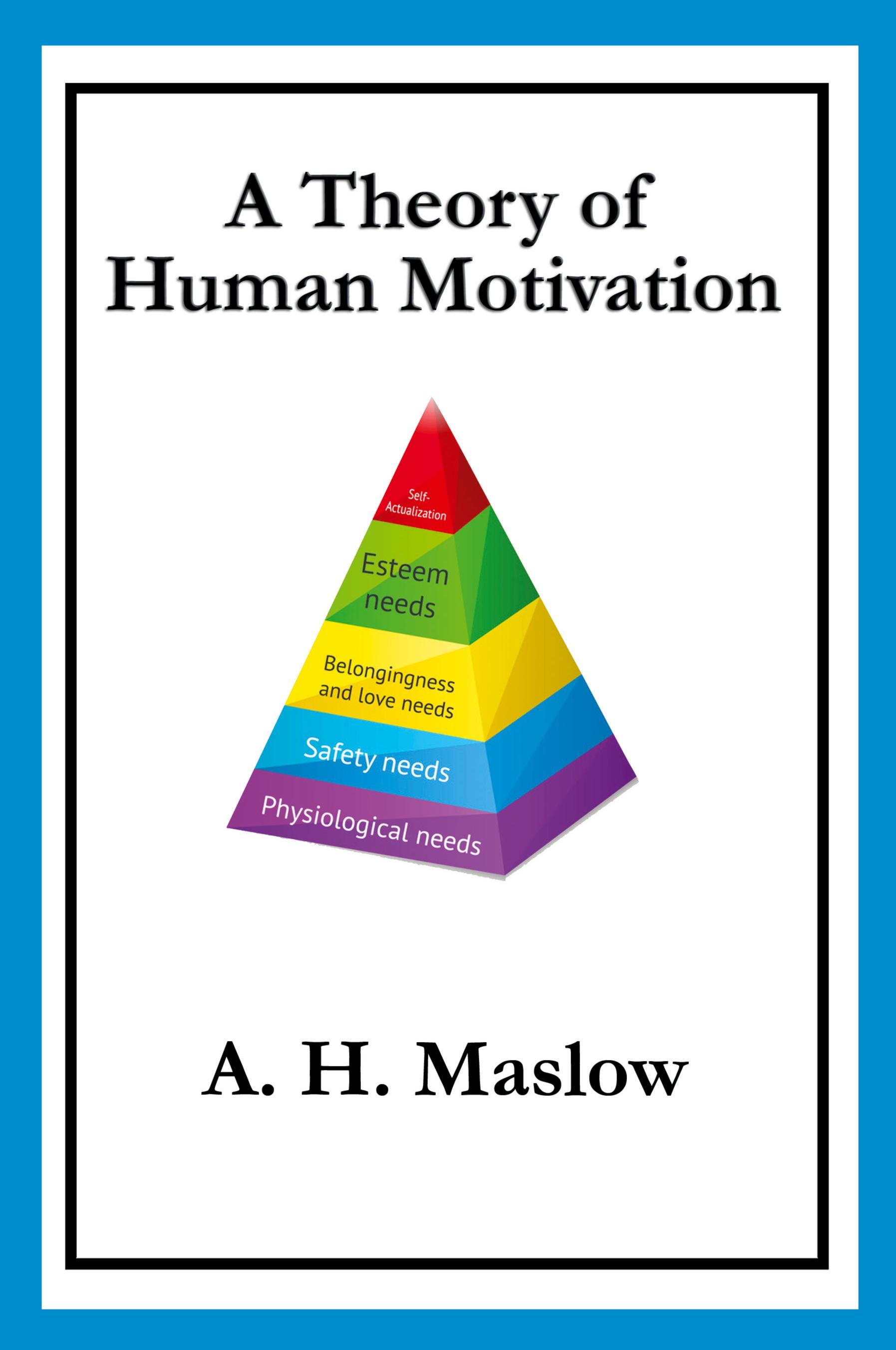 Vorderes Coverbild A Theory of Human Motivation