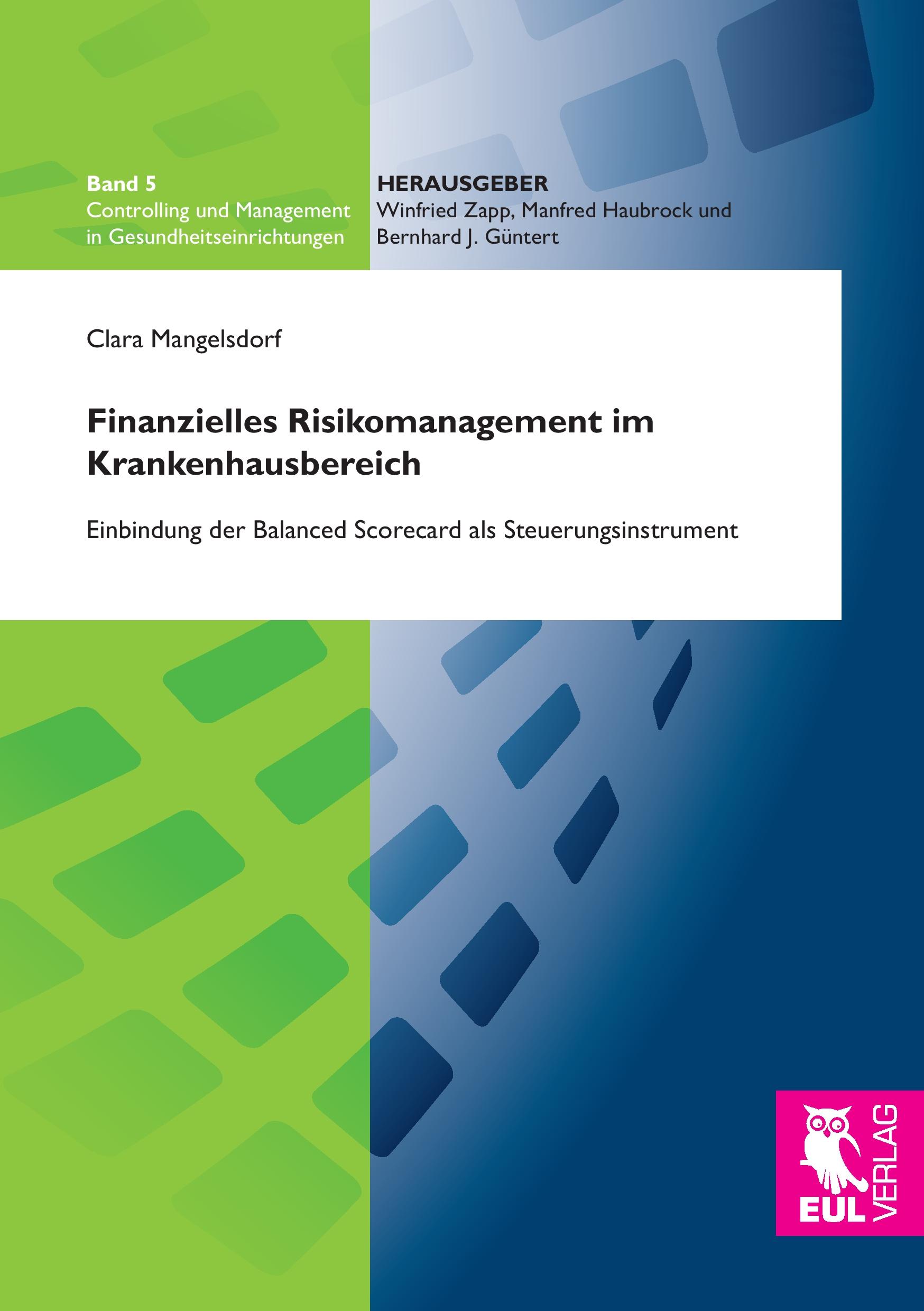 Vorderes Coverbild Finanzielles Risikomanagement im Krankenhausbereich