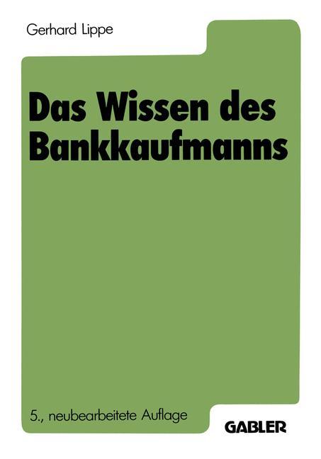 Vorderes Coverbild Das Wissen des Bankkaufmanns