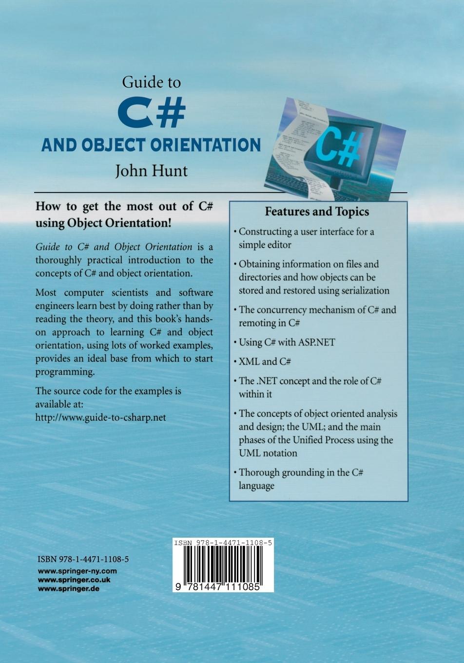 Rückseitencover Guide to C# and Object Orientation