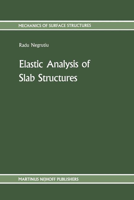 Vorderes Coverbild Elastic Analysis of Slab Structures