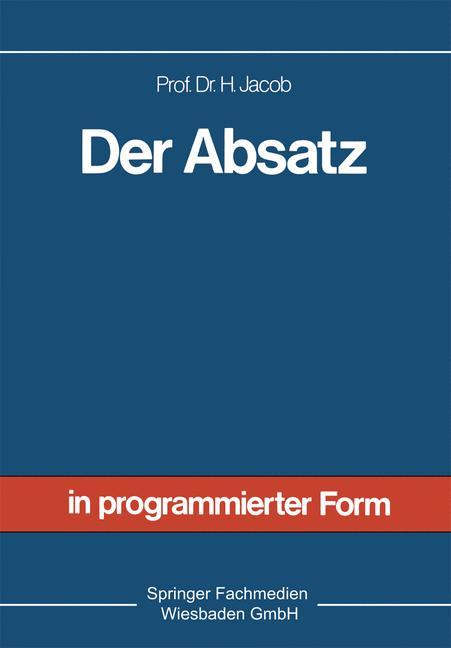 Vorderes Coverbild Der Absatz
