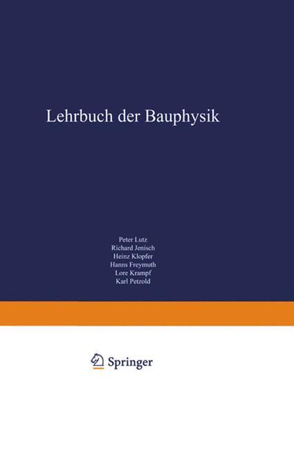 Vorderes Coverbild Lehrbuch der Bauphysik
