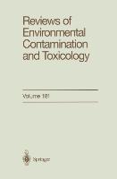 Vorderes Coverbild Reviews of Environmental Contamination and Toxicology