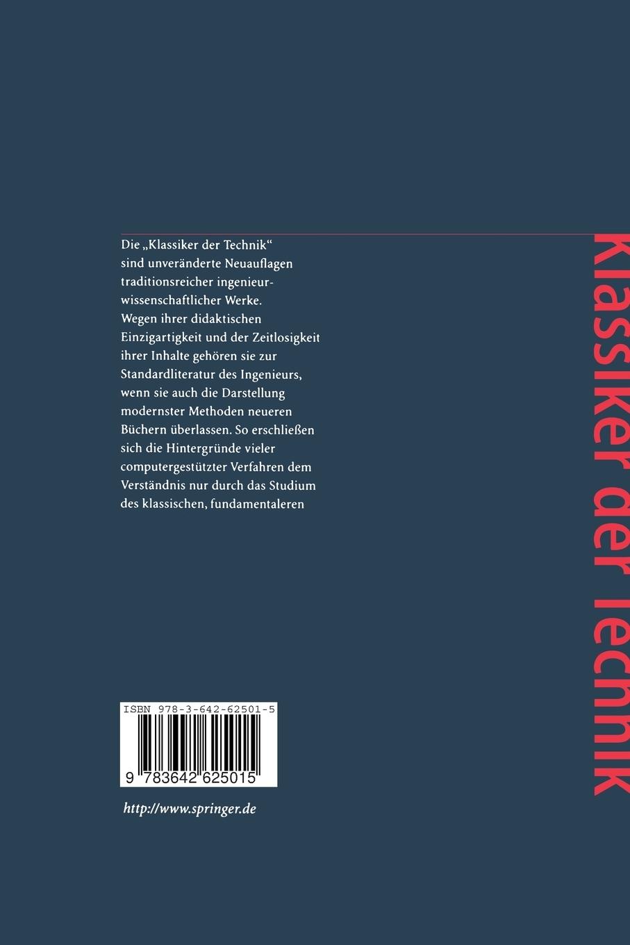 Rückseitencover Die Blechabwicklungen